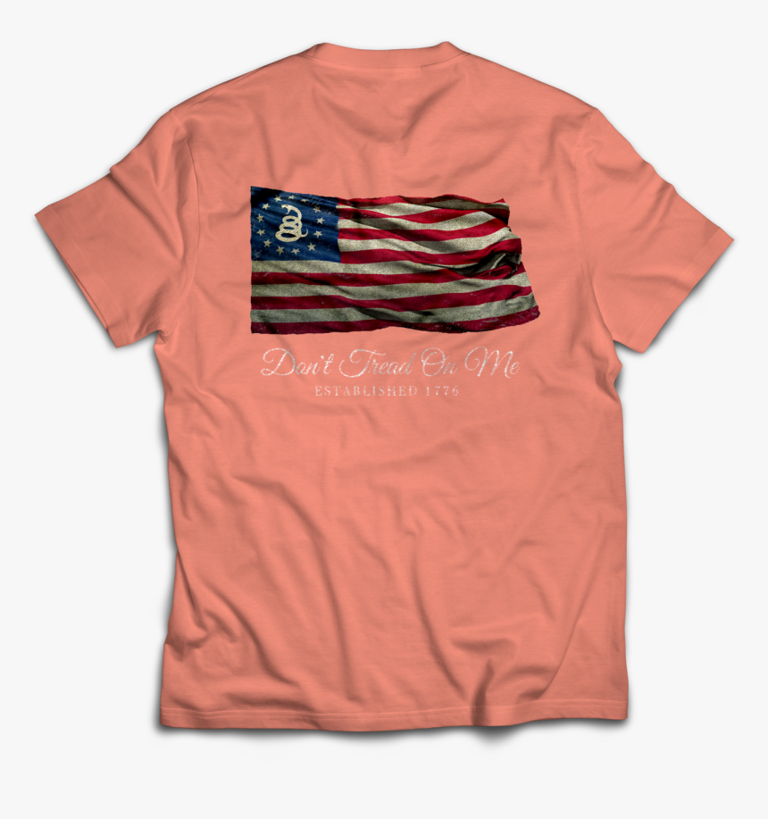 Transparent Don T Tread On Me Png - Comfort Color T Shirt Terracotta, Png Download