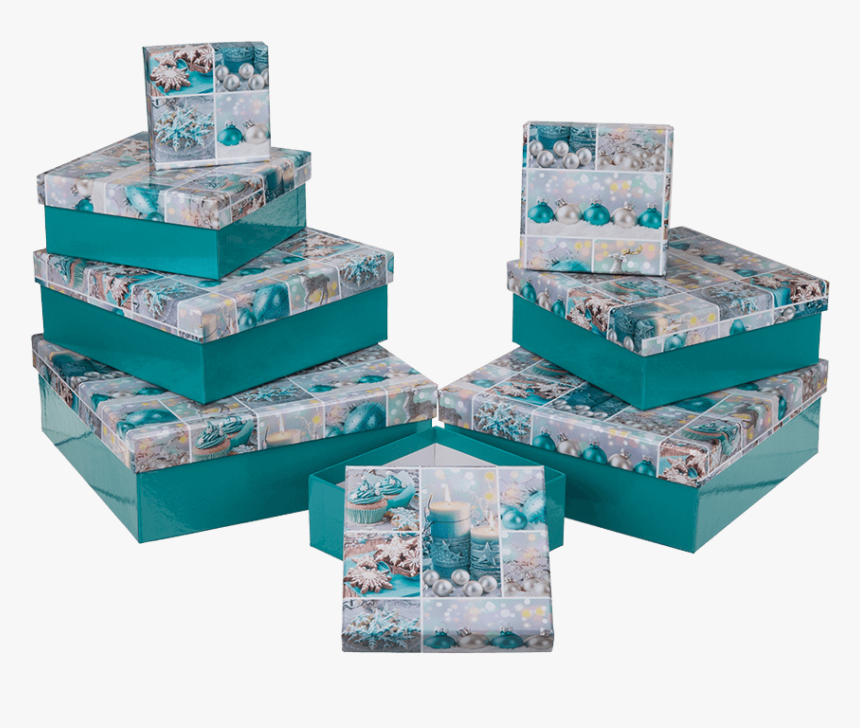Boite Cadeau Motif Noel, HD Png Download