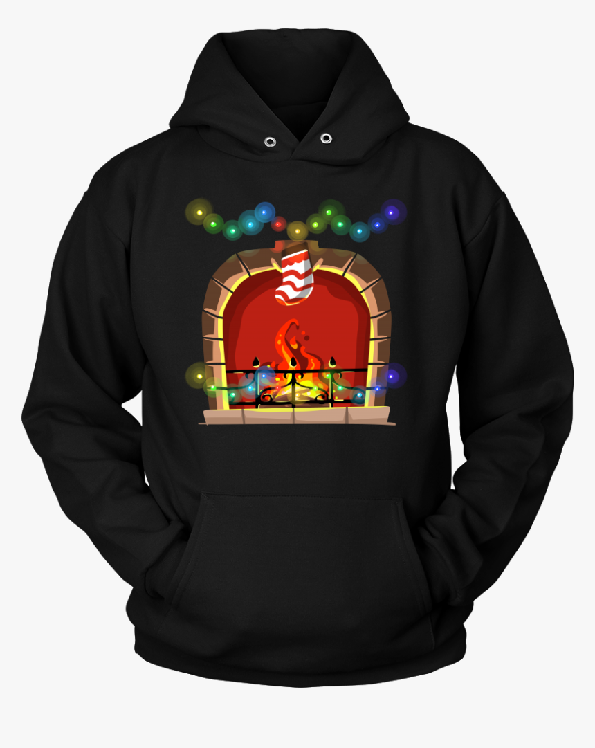 Transparent Christmas Fireplace Png - Dig Dug Hoodie, Png Download