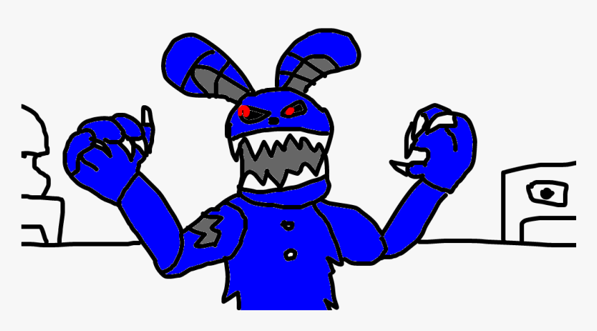 Transparent Nightmare Bonnie Png, Png Download