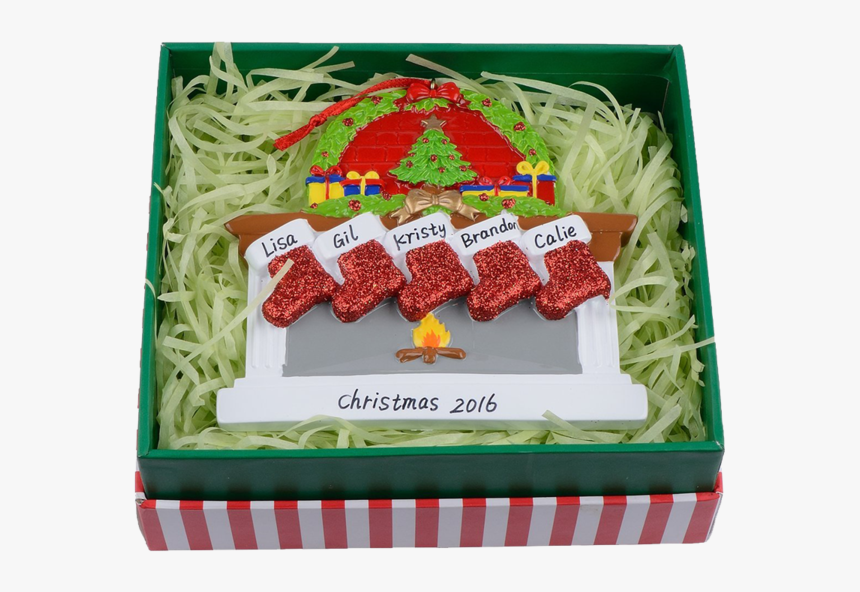 Maxora Personalized Ornaments Fireplace Christmas Gift - Noodle, HD Png Download