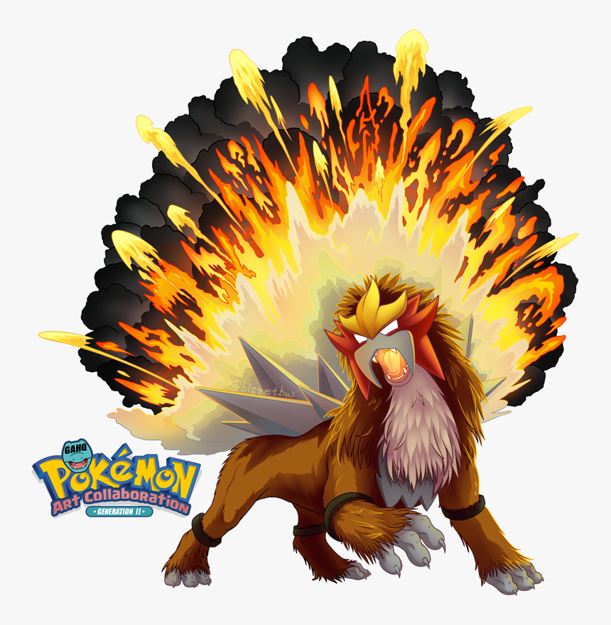 Entei Fanart, HD Png Download