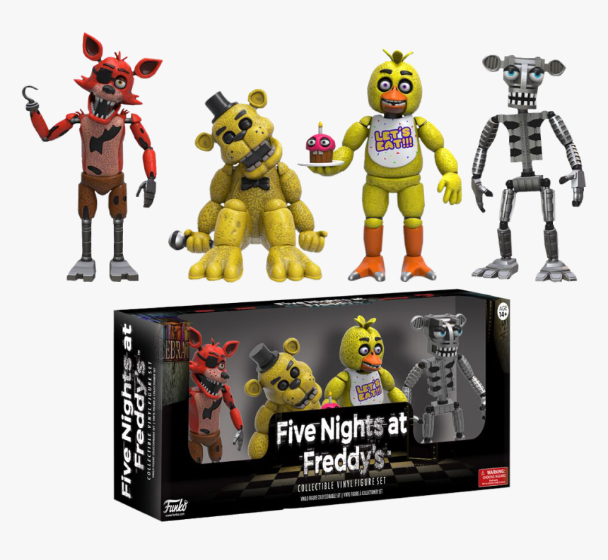 Five Nights At Freddy's Figures, HD Png Download