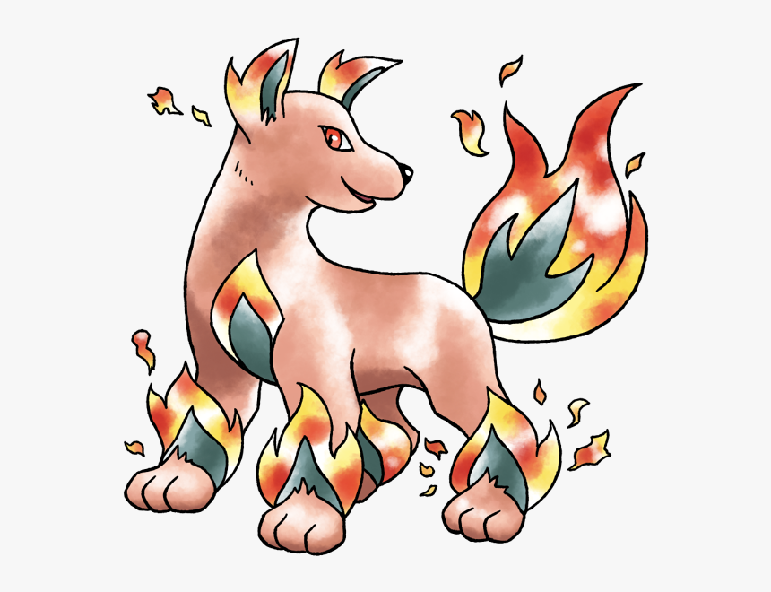 This Black And Prototype Entei Lacks The Brooding Bad-boy - Beta Entei, HD Png Download