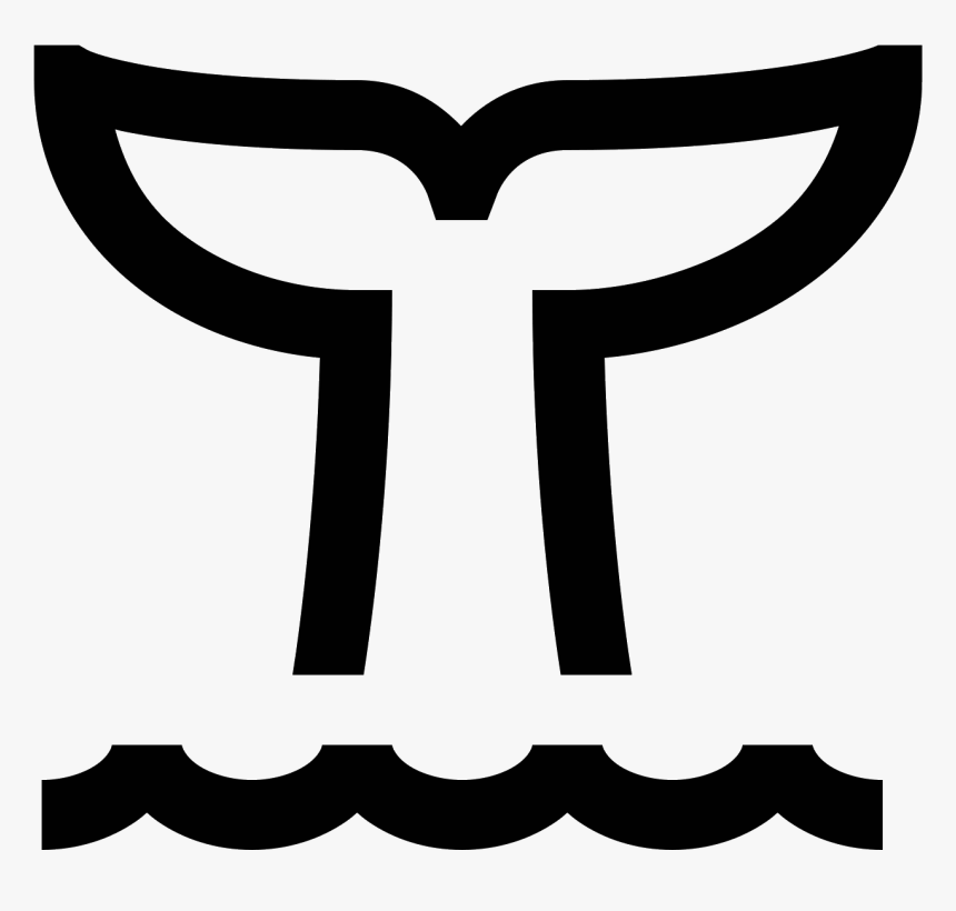 Tail Of Whale Icon, HD Png Download