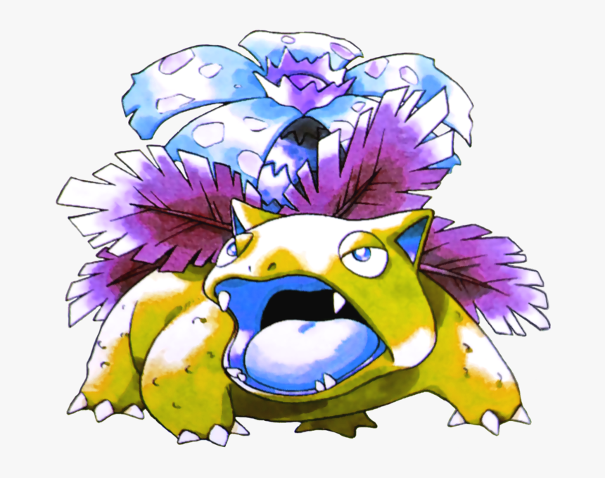 Venusaur Red And Blue, HD Png Download