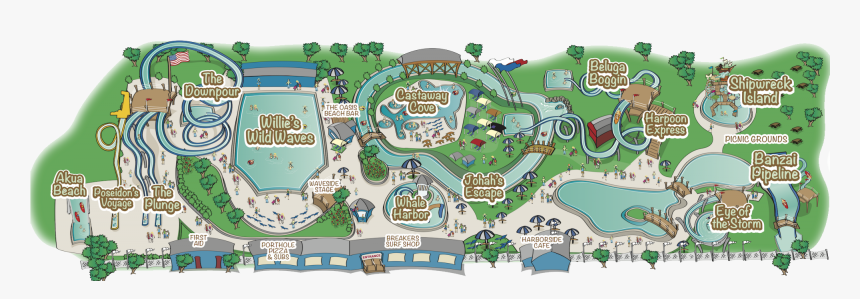 Whale's Tale Waterpark In New Hampshire, HD Png Download