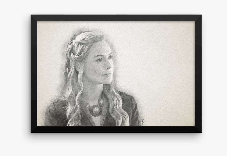 Cersei Mockup Wall Horizontal Original - Picture Frame, HD Png Download