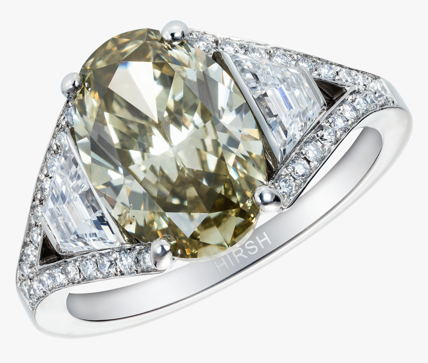 Transparent Green Diamond Png - Engagement Ring, Png Download