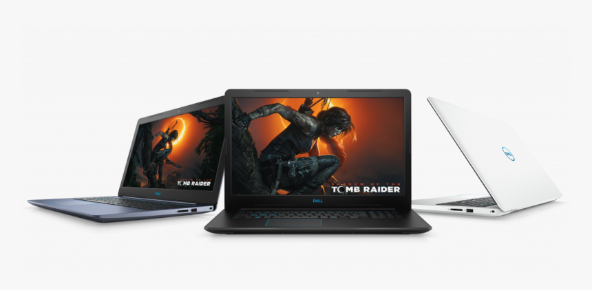 Three Dell Devices In Different Colors - New Dell G3 17 Gaming, HD Png Download