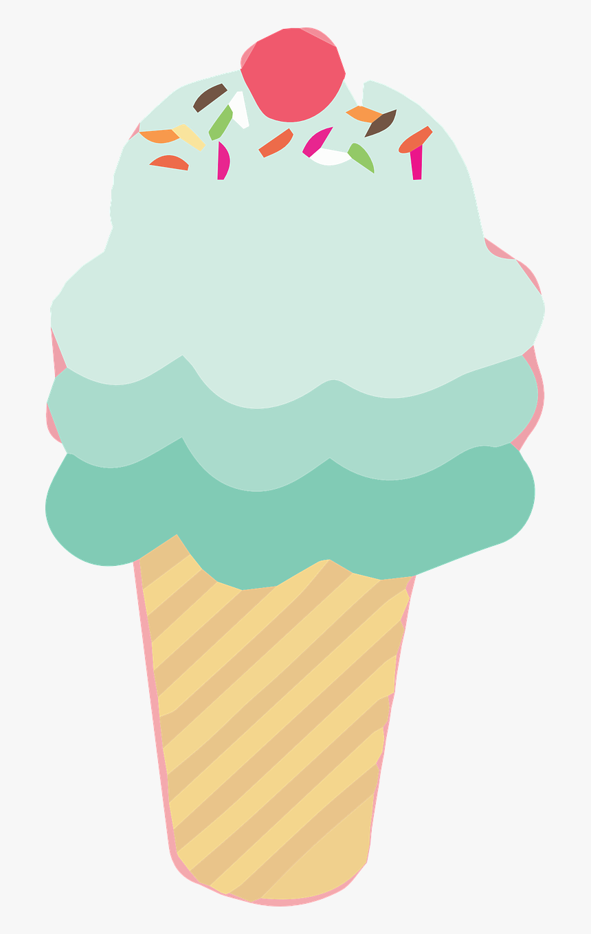 Ice Cream Cones Clipart Commercial Use - Ice Cream Cone Clipart, HD Png Download