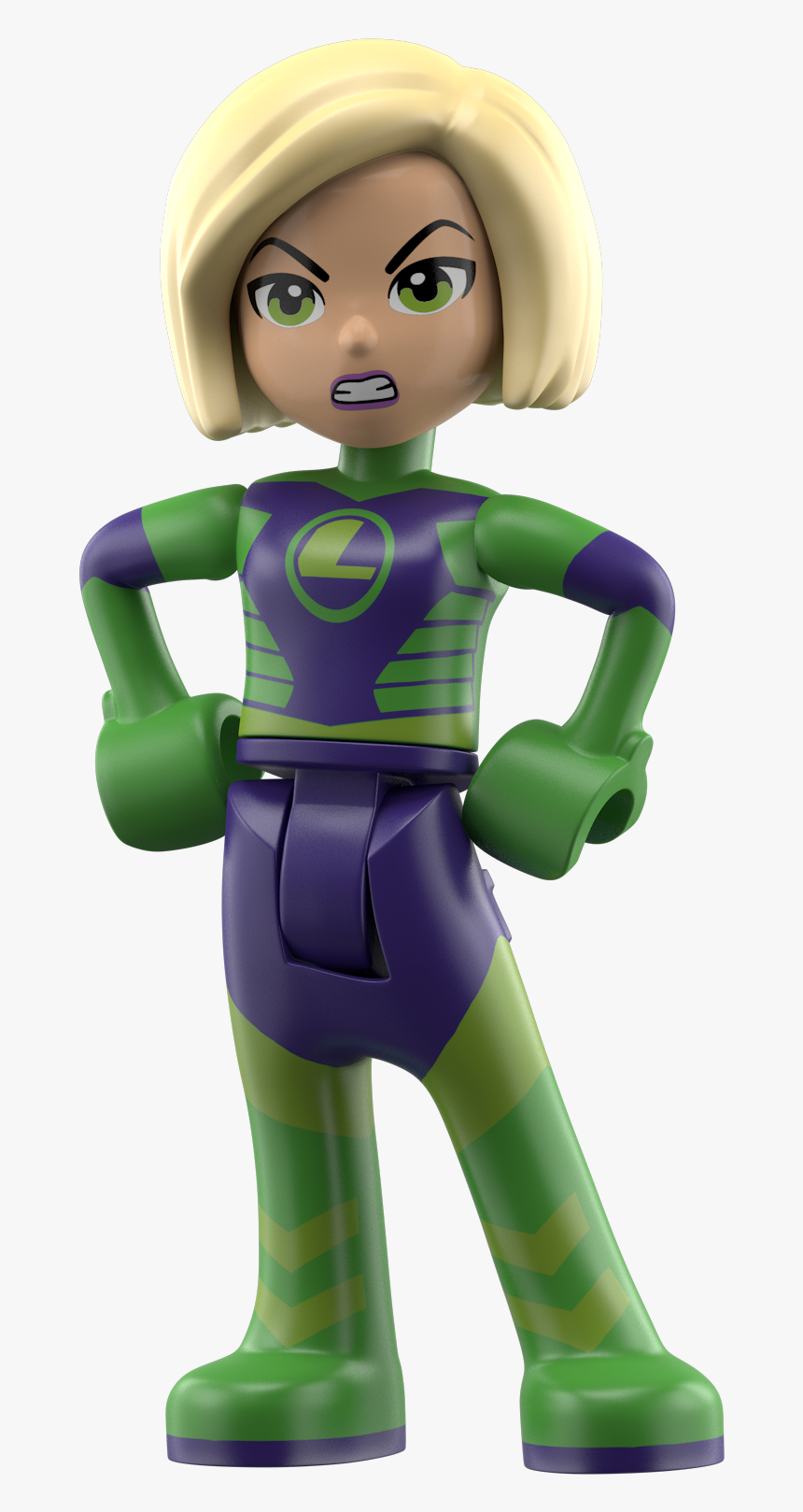 Dc Superhero Girls Lego Harley - Cartoon, HD Png Download