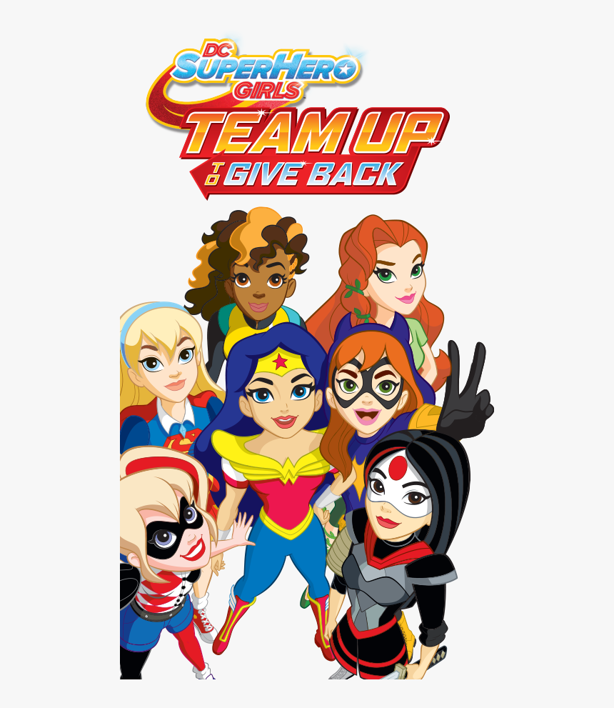 Dc Superheroes Girls Team Up To Give Back, HD Png Download