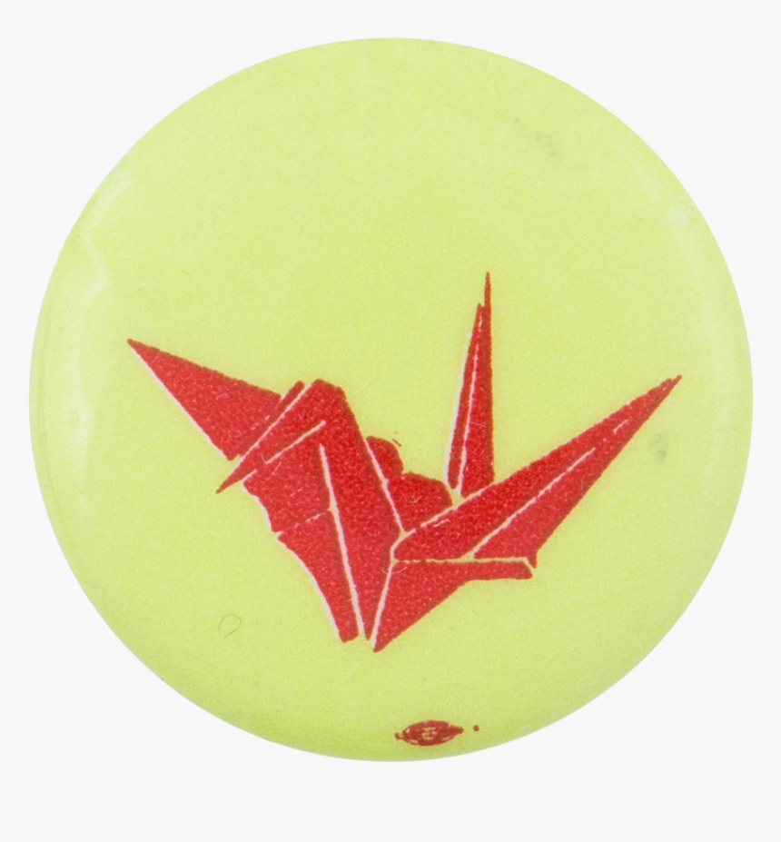 Origami Crane Art Button Museum - Emblem, HD Png Download