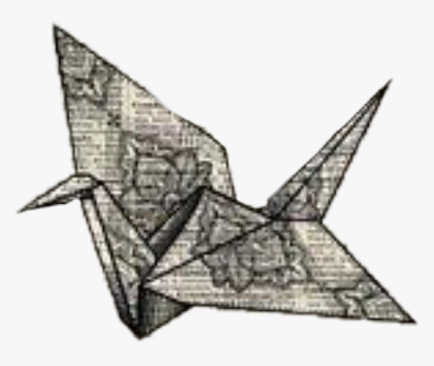 #origami #crane#bird#paper Folding - Orizuru, HD Png Download