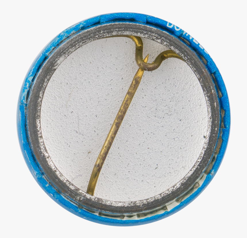 Origami Crane Blue Button Back Art Button Museum - Circle, HD Png Download