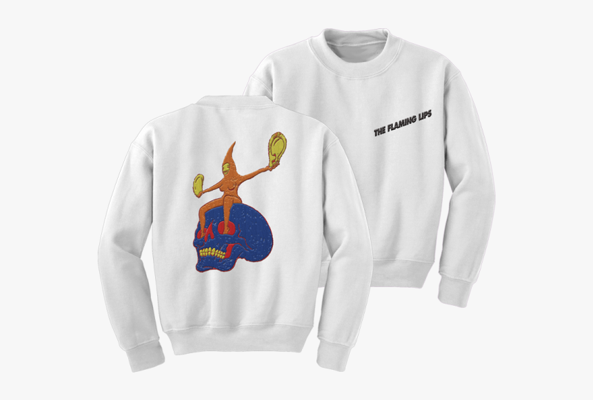 Flaming Lips Skull Rider Sweatshirt, HD Png Download