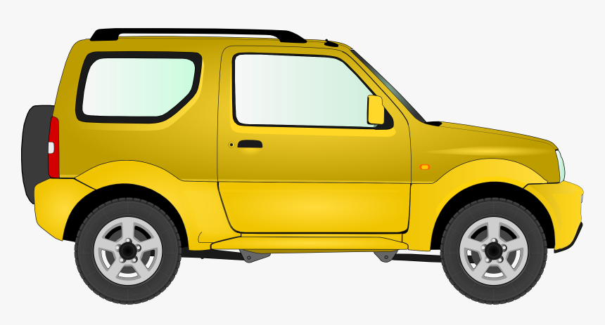 Automotive Exterior,mini Sport Utility Vehicle,compact - Yellow Car Clip Art, HD Png Download