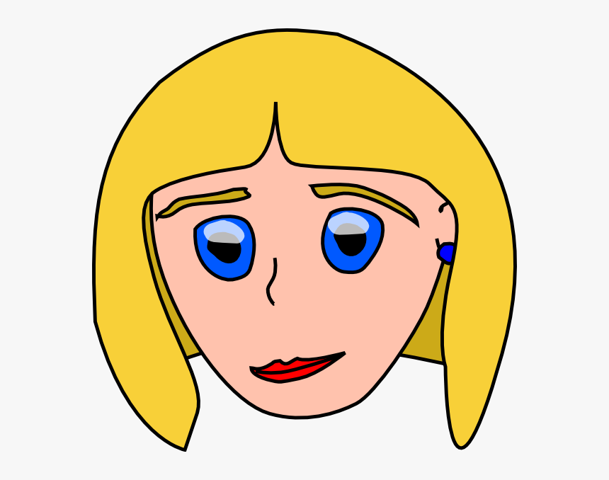 Girls Face Clip Art - Mother Face Clip Art, HD Png Download