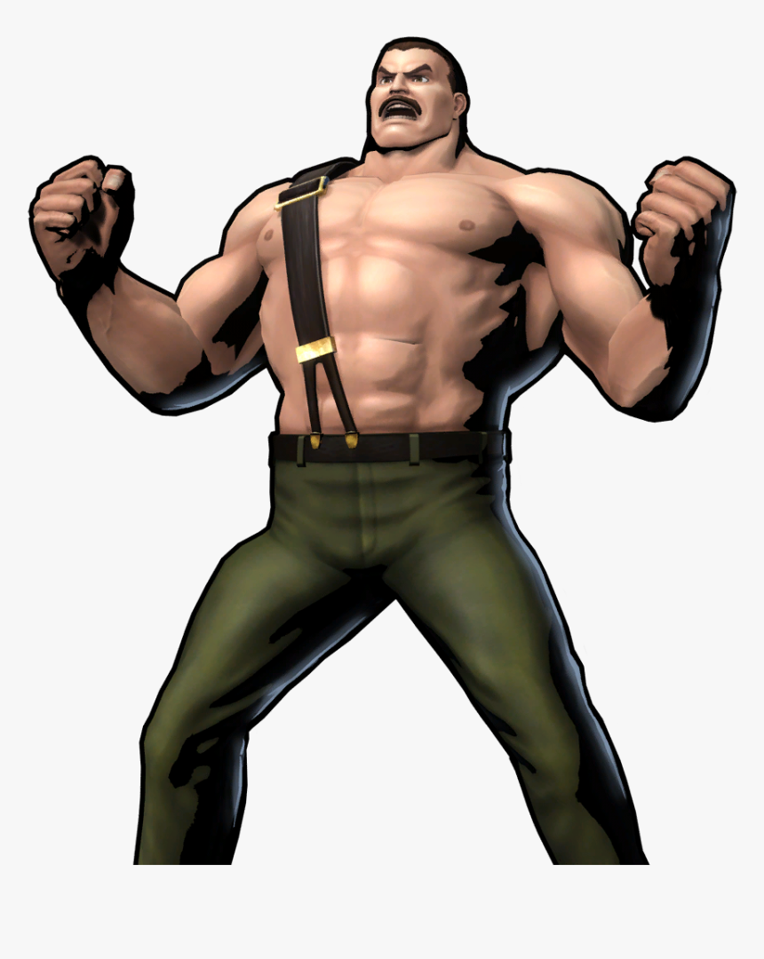 Haggar Ultimate Mvc3 Full Victory - Ultimate Marvel Vs Capcom 3 Haggar, HD Png Download