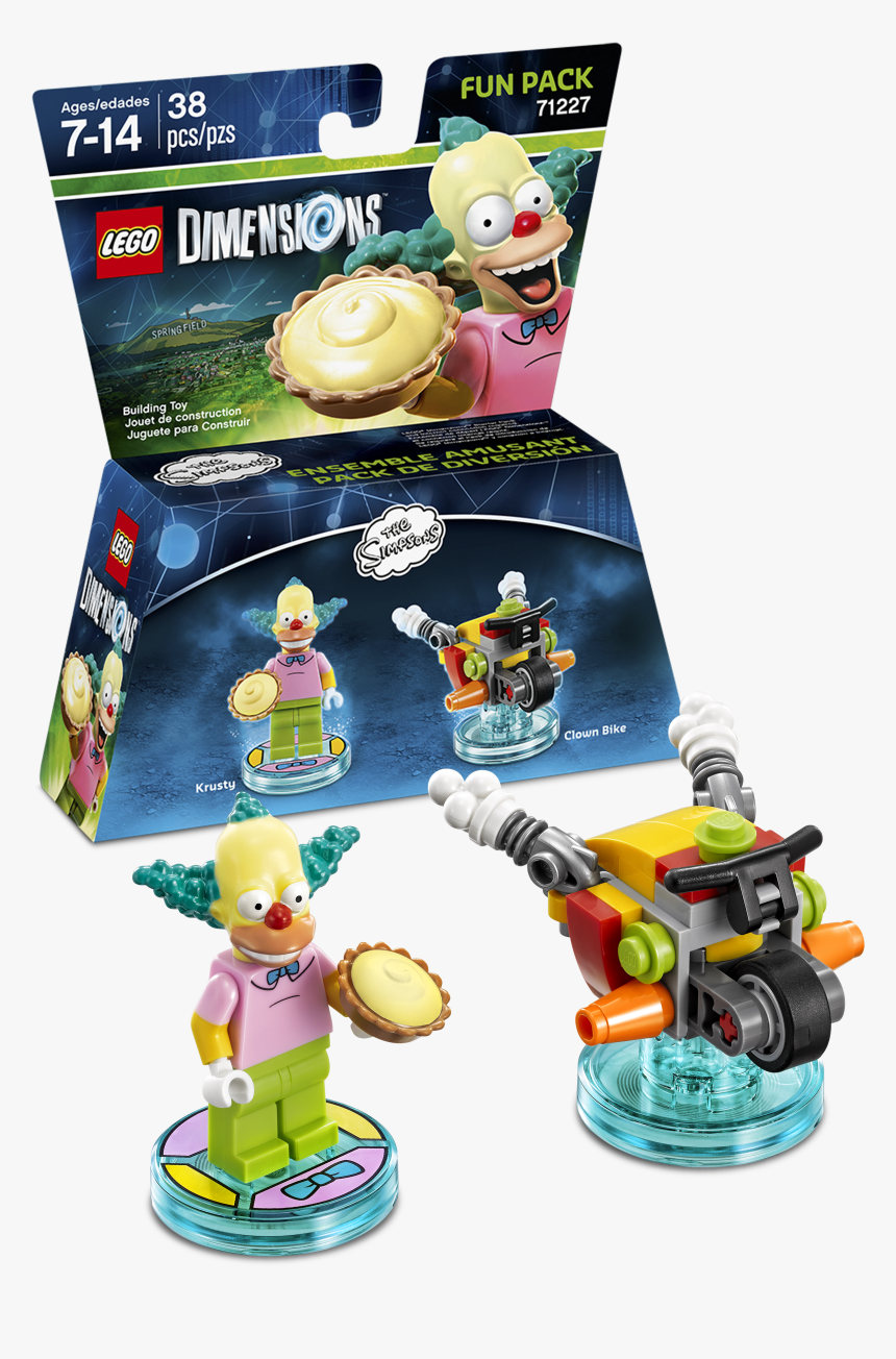 Lego Dimensions Simpsons Krusty - Lego Dimensions Los Simpson, HD Png Download