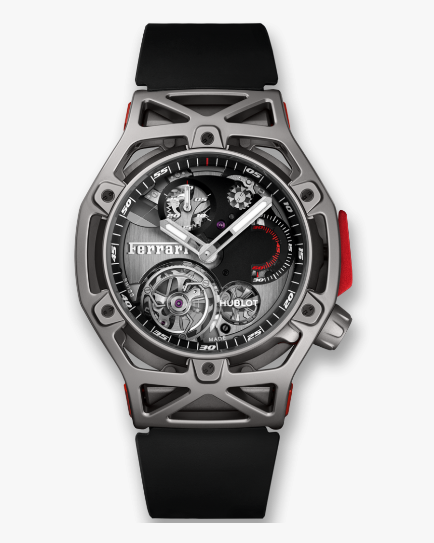 Techframe Ferrari Tourbillon Chronograph Titanium, HD Png Download