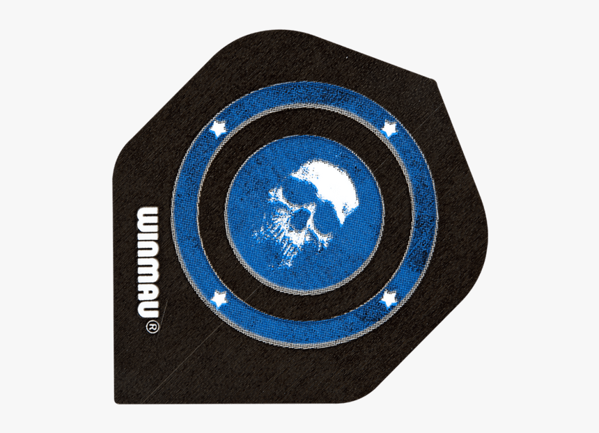 Winmau Mega Standard Blue Skull Dart Flights, HD Png Download
