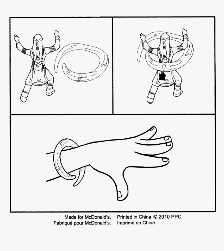 Katara Figure And Bracelet - Drawing, HD Png Download