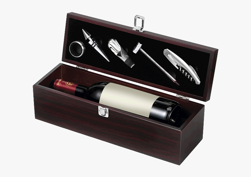 Wooden Gift Boxwith Accessories For Wine Bottles Centurion, HD Png Download