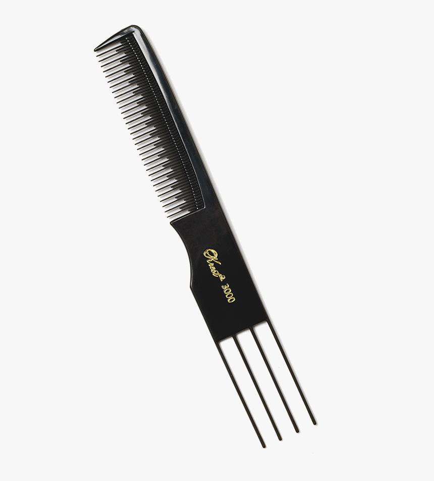 Transparent Hair Brush And Comb Clipart Teasing Comb, HD Png Download