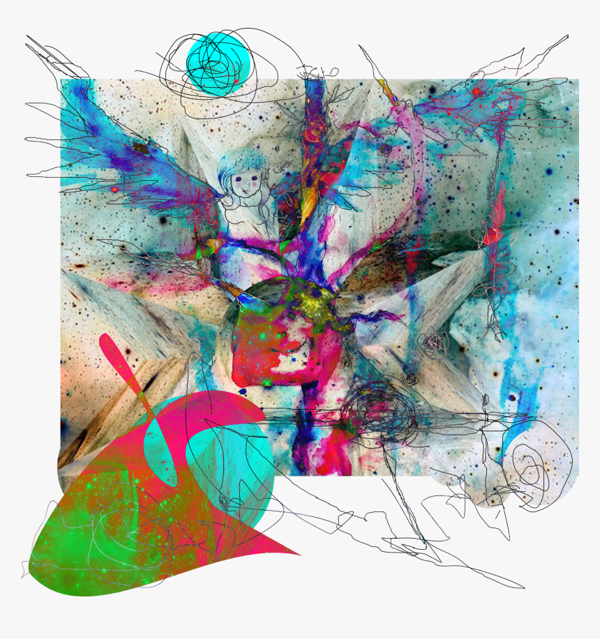 Transparent Pink Tree Png - Sketch, Png Download