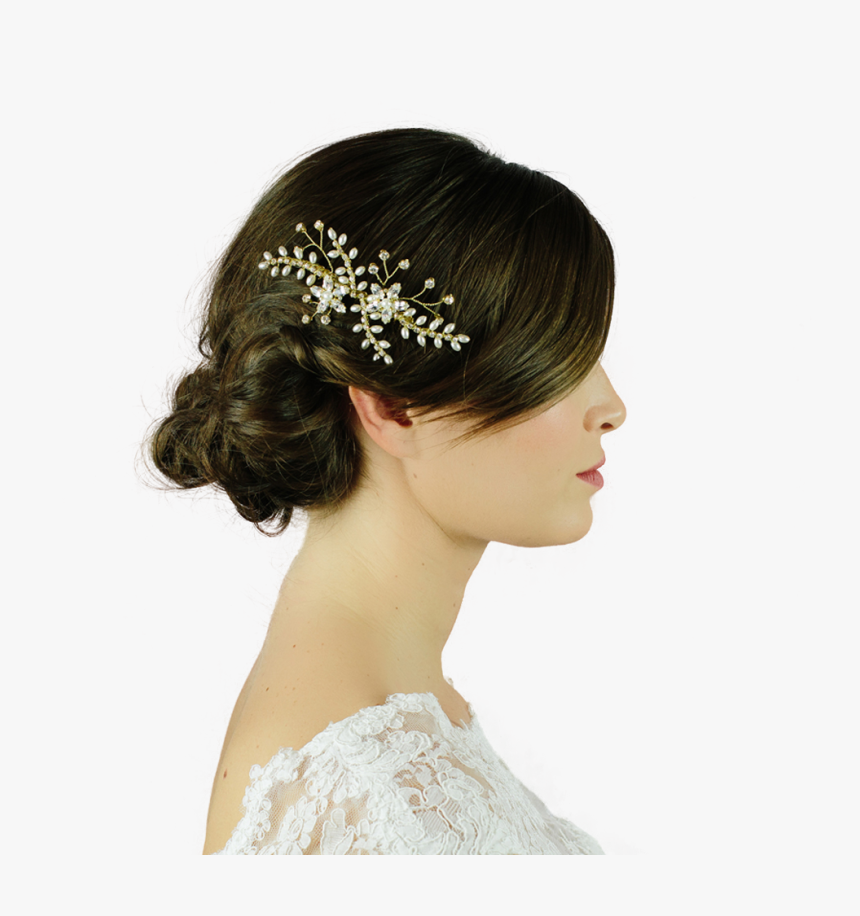 Derwent Bridal Hair Comb By Miranda Templeton , Png - Headpiece, Transparent Png