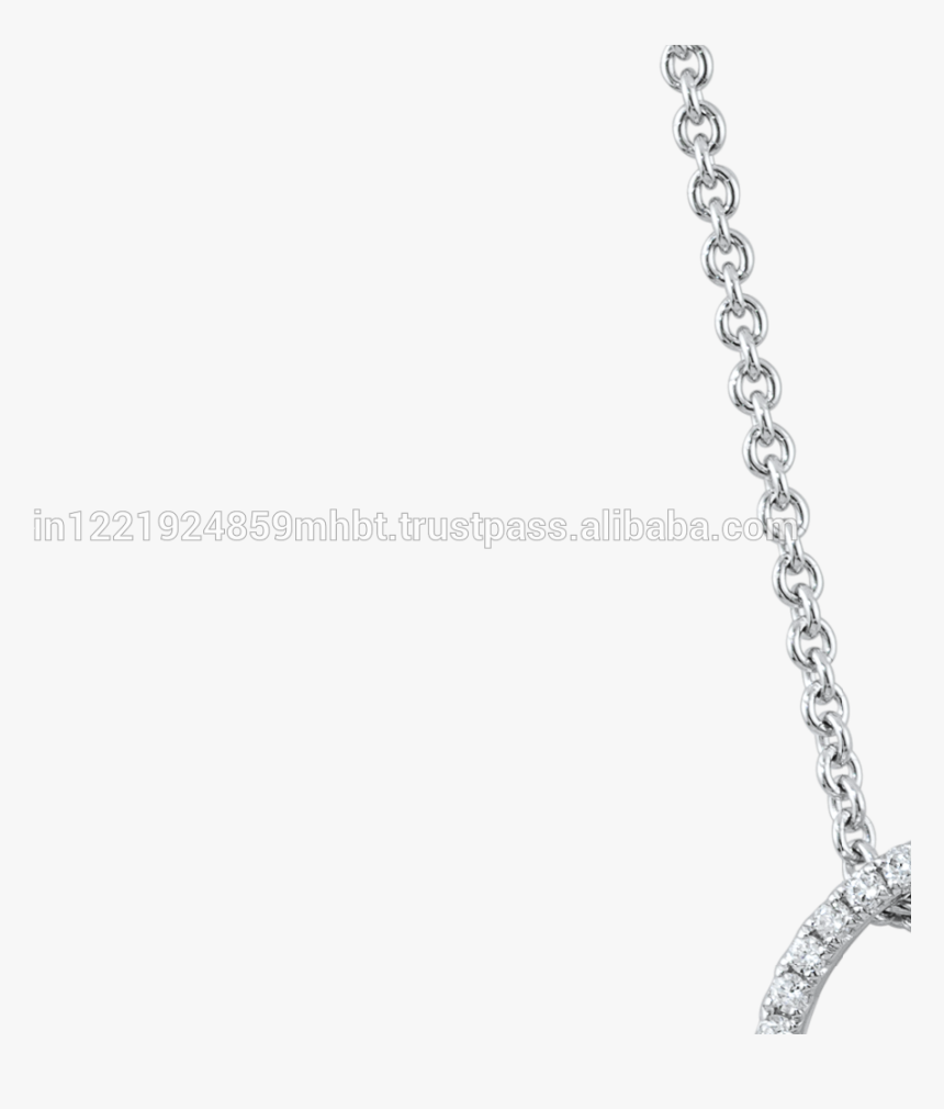 Fancy Heart Shape Designed Diamond Pendent - Chain, HD Png Download