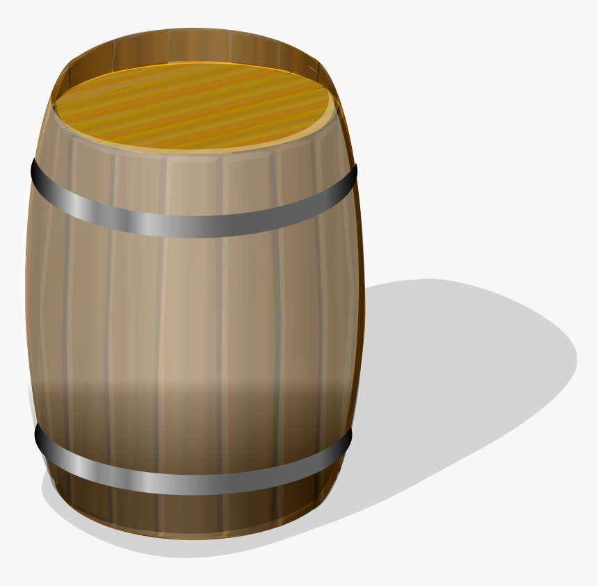 Free Wooden Barrel Petri Lumm - Barrel Clip Art, HD Png Download