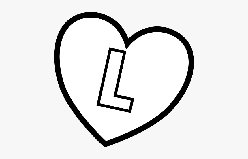 Letter K In A Heart, HD Png Download