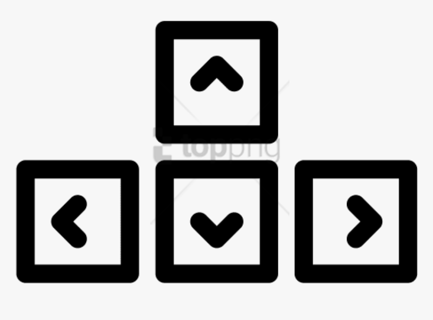 Free Png Arrow Keys Png Image With Transparent Background - Arrow Keys Transparent Background, Png Download