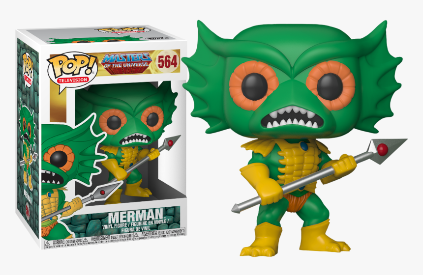Funko Pop Vinyl - Funko Pop Merman 564 Masters Of The Universe, HD Png Download