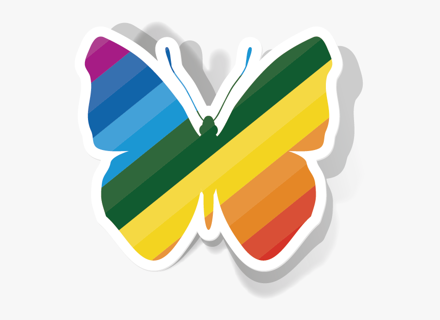 Butterfly Euclidean Vector Icon - Clip Art, HD Png Download