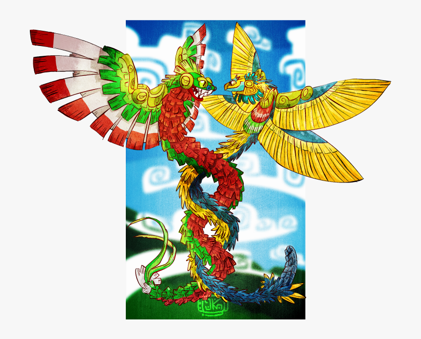Quetzalcoatl And Xiuhcoatl - Quetzalcoatl Xiuhcoatl, HD Png Download