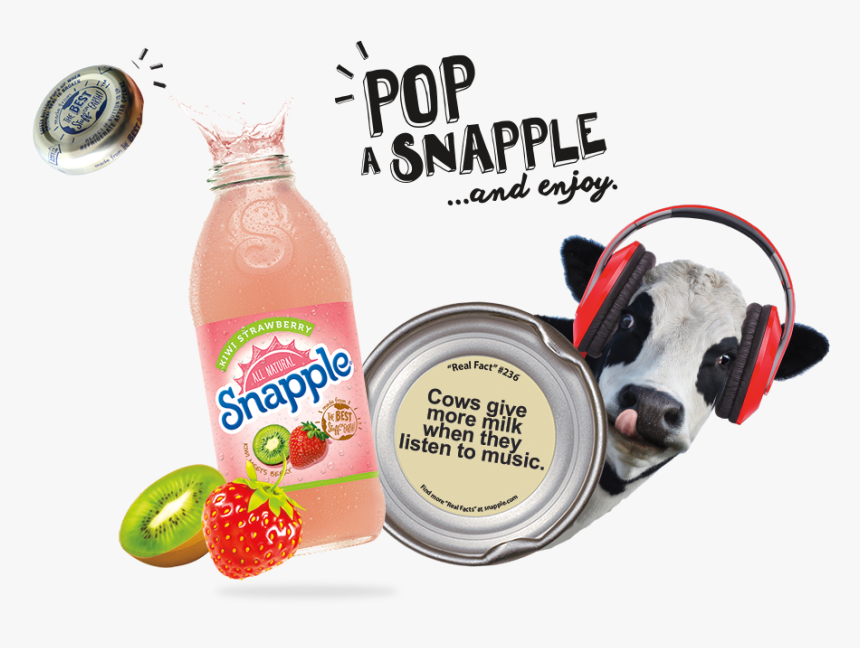 Snapple Kiwi Strawberry Juice , Png Download - Plastic Bottle, Transparent Png