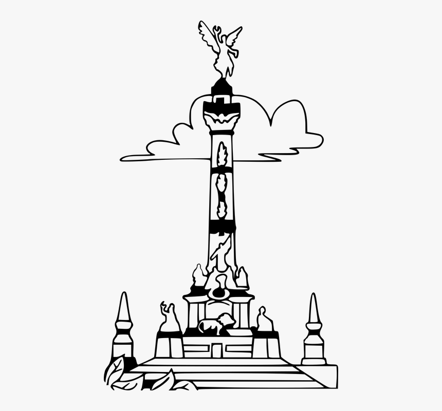Quetzalcoatl Cliparts 23, Buy Clip Art - Angel De La Independencia Dibujo, HD Png Download