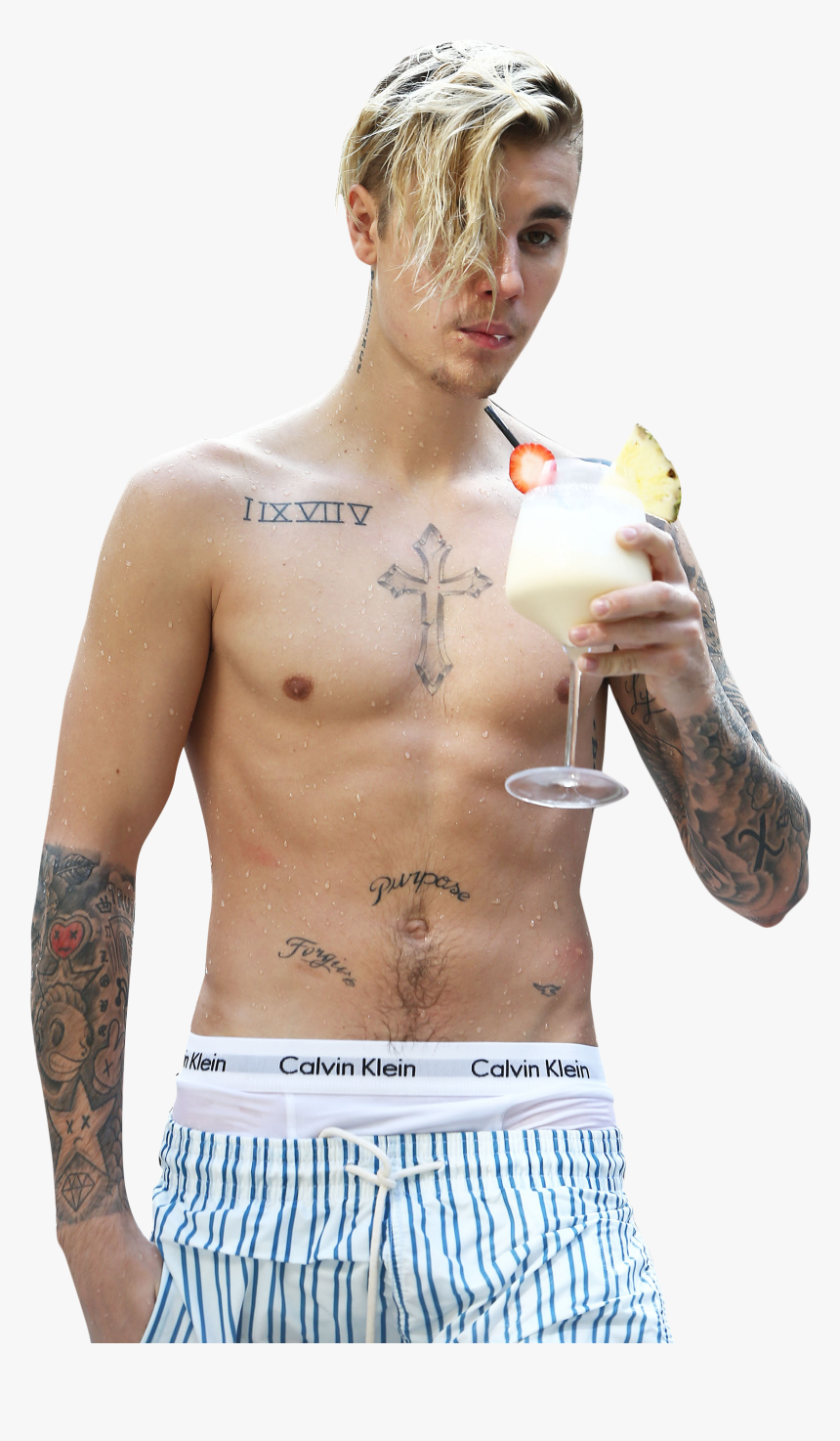 Justin Bieber In Underpants Png Image - Justin Bieber Transparent Png, Png Download