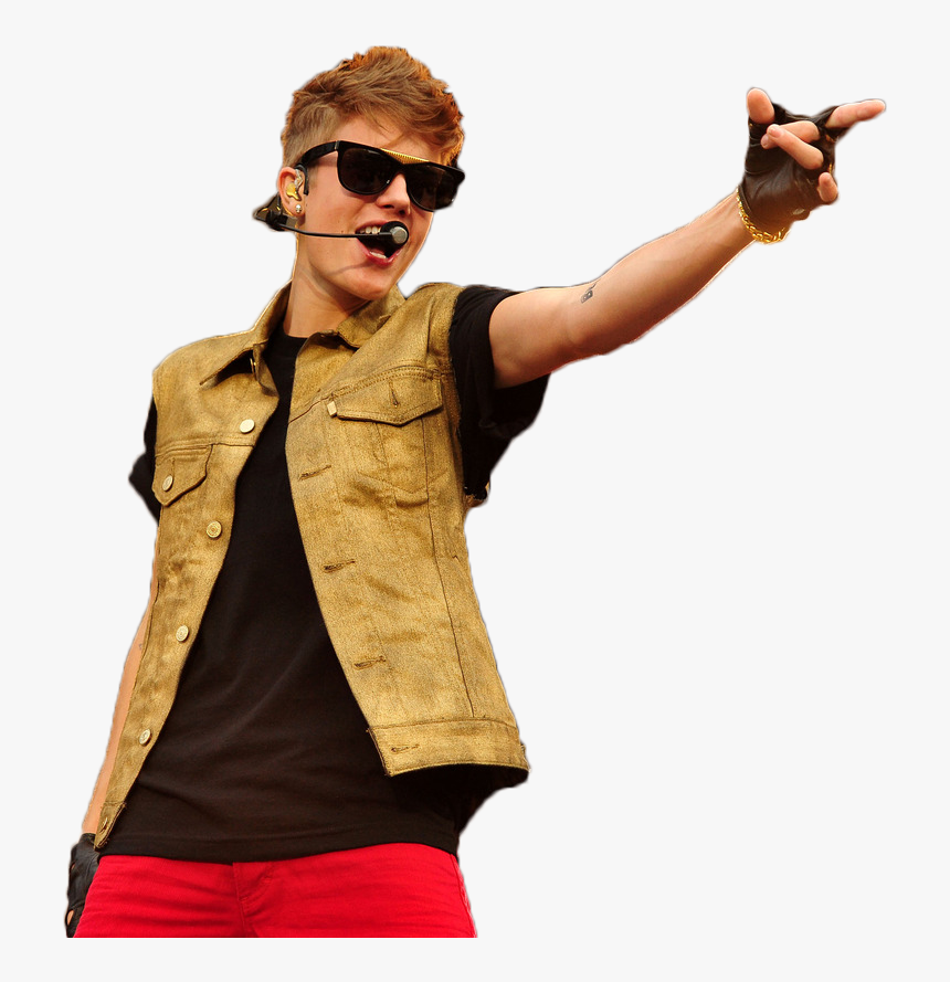 Transparent Justin Bieber Png - Justin Bieber Cantando Png, Png Download