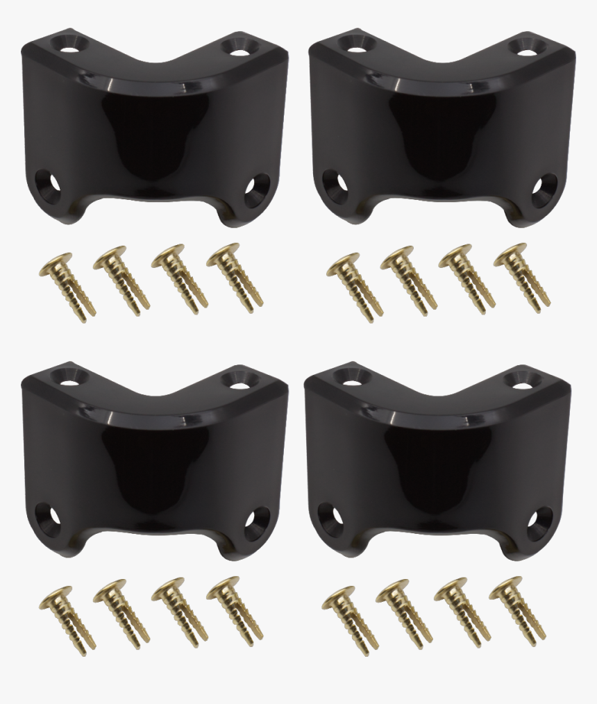 Marshall, Black Plastic, 4-hole, Rear, With Rivets - Vehicle, HD Png Download