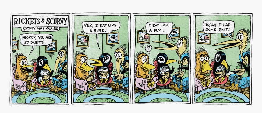 Rickets And Scurvy Tony Millionaire, HD Png Download