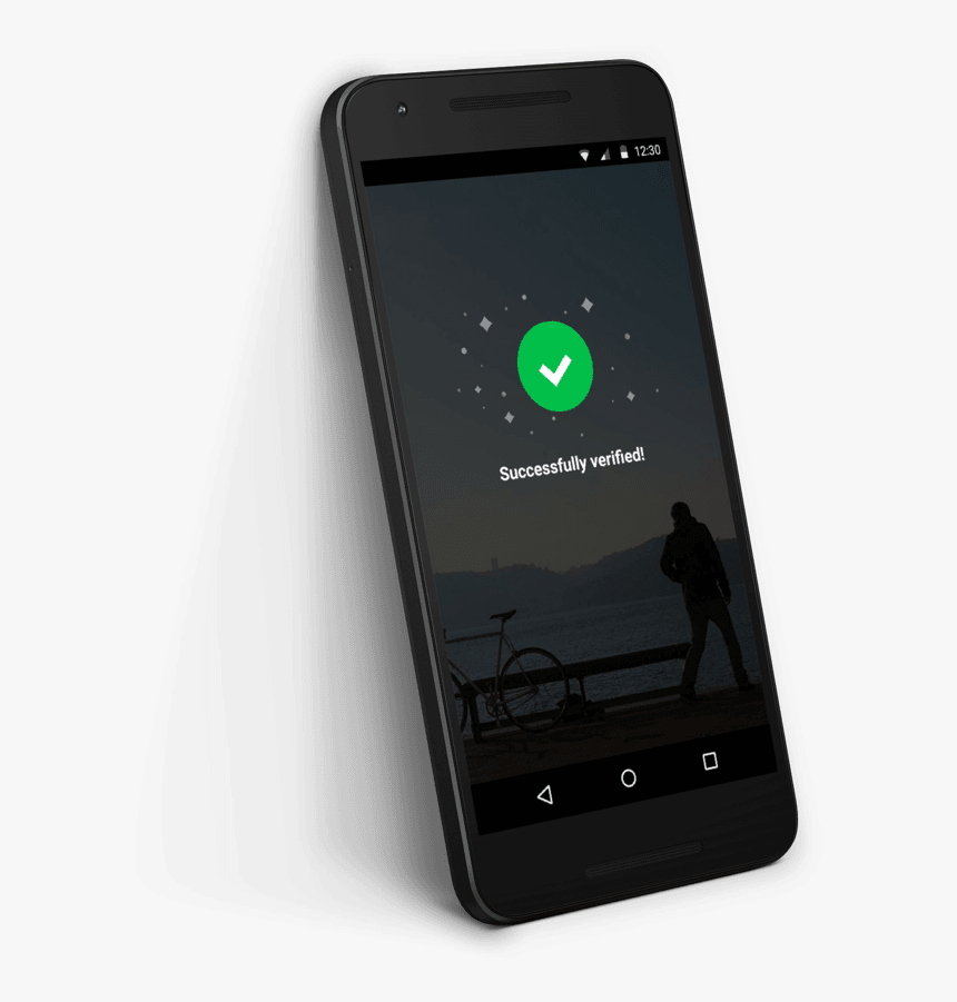 Phone Displaying A Successfully Verified - Verified Phone, HD Png Download
