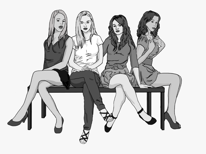Transparent Mean Girls Png - Sitting, Png Download