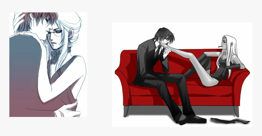 Picture - Alucard And Young Integra, HD Png Download