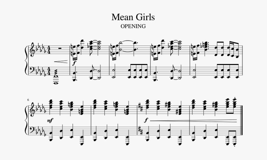 Meet The Plastics Piano Sheet Music Hd Png Download Transparent Png Image Pngitem