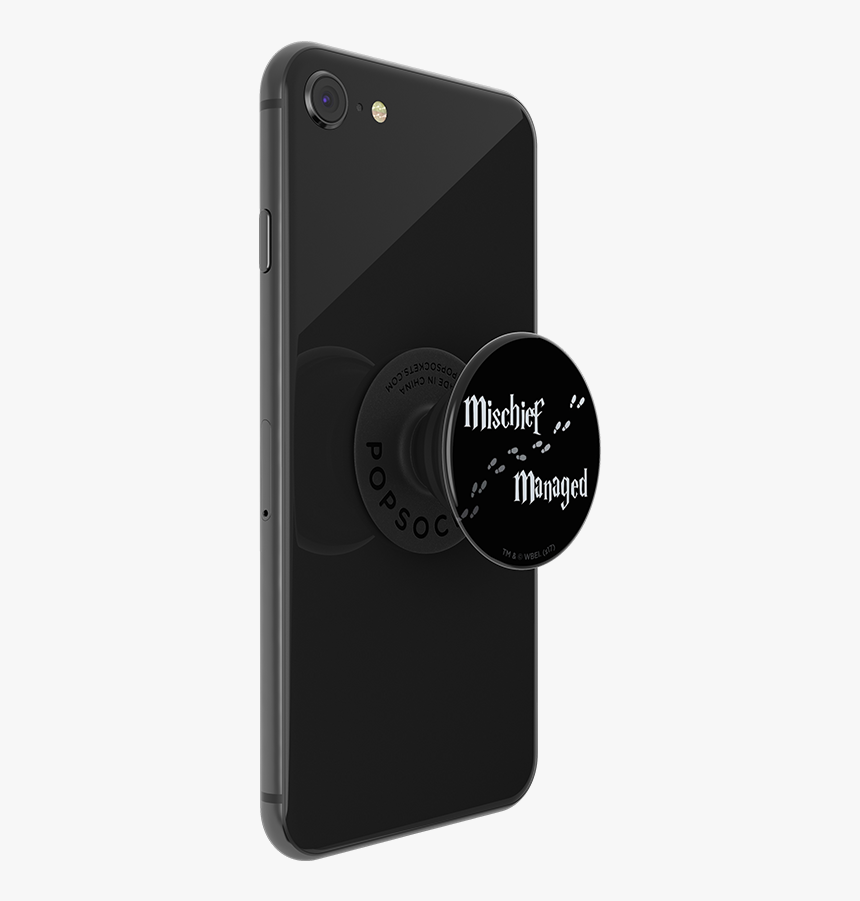 Mischief Managed, Popsockets - Black Popsocket On Phone, HD Png Download